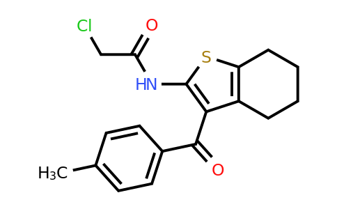 565180-45-2 | 2-Chloro-N-[3-(4-methylbenzoyl)-4,5,6,7-tetrahydro-1-benzothiophen-2-yl]acetamide