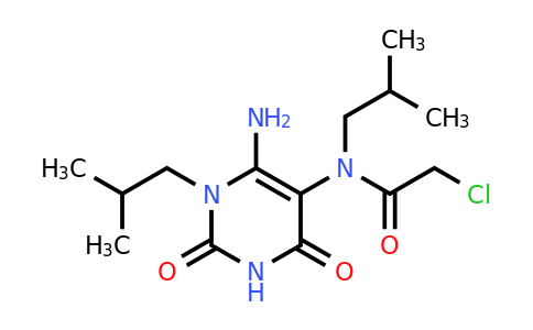 565180-48-5 | N-[6-Amino-1,2,3,4-tetrahydro-1-(2-methylpropyl)-2,4-dioxo-5-pyrimidinyl]-2-chloro-N-(2-methylpropyl)acetamide