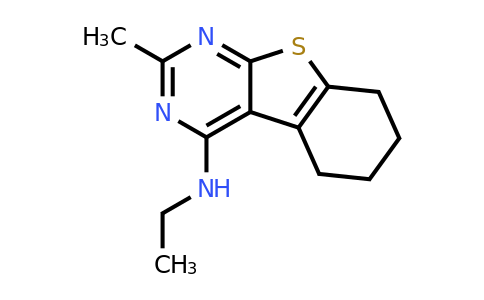 565180-73-6 | n-Ethyl-2-methyl-5,6,7,8-tetrahydrobenzo[4,5]thieno[2,3-d]pyrimidin-4-amine