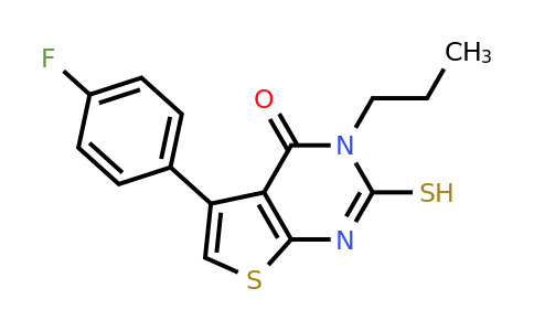 568555-37-3 | 5-(4-Fluorophenyl)-2-mercapto-3-propylthieno[2,3-d]pyrimidin-4(3h)-one