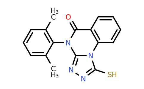 568570-14-9 | 4-(2,6-Dimethylphenyl)-1-sulfanyl-4h,5h-[1,2,4]triazolo[4,3-a]quinazolin-5-one