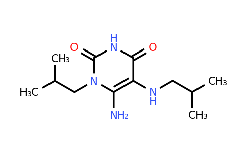 571150-18-0 | 6-Amino-1-(2-methylpropyl)-5-[(2-methylpropyl)amino]-1,2,3,4-tetrahydropyrimidine-2,4-dione