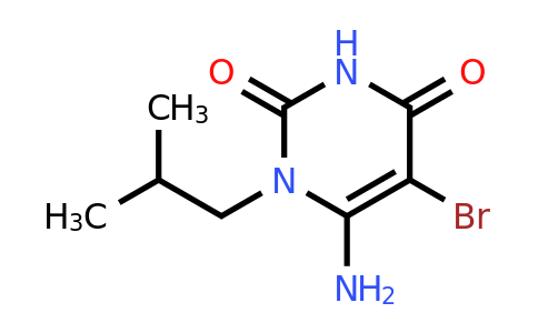 571155-34-5 | 6-Amino-5-bromo-1-(2-methylpropyl)-1,2,3,4-tetrahydropyrimidine-2,4-dione