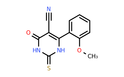 571155-43-6 | 6-(2-Methoxyphenyl)-4-oxo-2-thioxo-1,2,3,4-tetrahydropyrimidine-5-carbonitrile