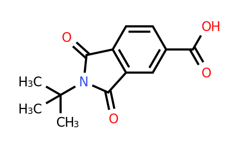 57151-82-3 | 2-(Tert-butyl)-1,3-dioxoisoindoline-5-carboxylic acid