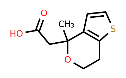 57153-43-2 | 2-(4-Methyl-6,7-dihydro-4H-thieno[3,2-c]pyran-4-yl)acetic acid