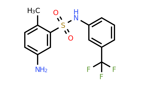 571919-21-6 | 5-Amino-2-methyl-n-[3-(trifluoromethyl)phenyl]benzene-1-sulfonamide