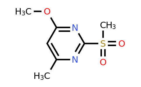 57268-32-3 | 4-Methoxy-6-methyl-2-(methylsulfonyl)pyrimidine