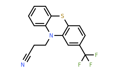 573-14-8 | 3-(2-(Trifluoromethyl)-10H-phenothiazin-10-yl)propanenitrile