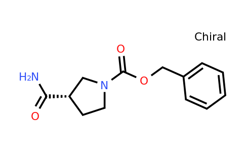 573704-57-1 | Phenylmethyl (3S)-3-(aminocarbonyl)-1-pyrrolidinecarboxylate