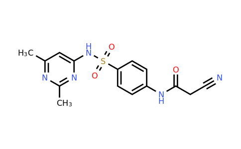 573993-14-3 | 2-Cyano-N-(4-(N-(2,6-dimethylpyrimidin-4-yl)sulfamoyl)phenyl)acetamide