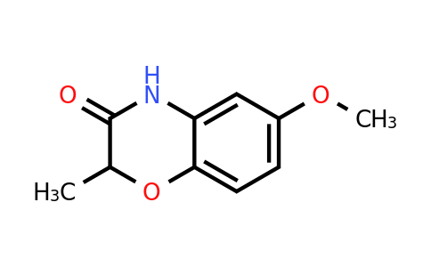 57463-05-5 | 6-Methoxy-2-methyl-3,4-dihydro-2h-1,4-benzoxazin-3-one