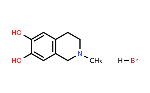57553-18-1 | 2-Methyl-1,2,3,4-tetrahydroisoquinoline-6,7-diol hydrobromide