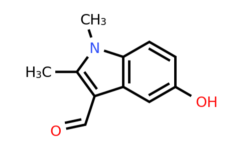 57666-21-4 | 5-Hydroxy-1,2-dimethyl-1H-indole-3-carbaldehyde