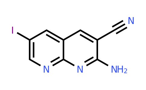 578007-69-9 | 2-Amino-6-iodo-1,8-naphthyridine-3-carbonitrile