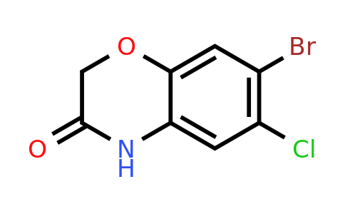 5791-56-0 | 7-Bromo-6-chloro-2H-benzo[b][1,4]oxazin-3(4H)-one