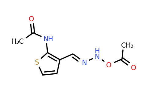 57942-58-2 | (E)-N-(3-((2-Acetoxyhydrazono)methyl)thiophen-2-yl)acetamide
