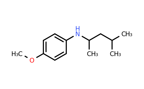 4-Methoxy-N-(4-methylpentan-2-yl)aniline