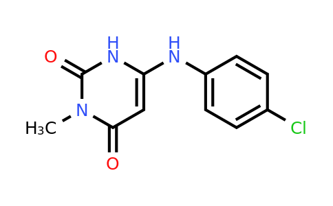 58137-45-4 | 6-((4-Chlorophenyl)amino)-3-methylpyrimidine-2,4(1H,3H)-dione