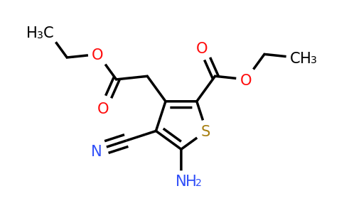 58168-20-0 | Ethyl 5-amino-4-cyano-3-(2-ethoxy-2-oxoethyl)thiophene-2-carboxylate