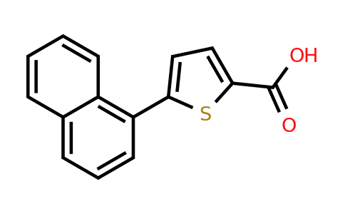 58256-10-3 | 5-(Naphthalen-1-yl)thiophene-2-carboxylic acid