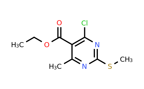 583878-42-6 | Ethyl 4-chloro-6-methyl-2-(methylthio)pyrimidine-5-carboxylate