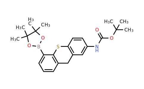 587871-47-4 | tert-Butyl (5-(4,4,5,5-tetramethyl-1,3,2-dioxaborolan-2-yl)-9H-thioxanthen-2-yl)carbamate