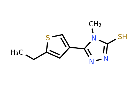 588674-76-4 | 5-(5-Ethylthiophen-3-yl)-4-methyl-4H-1,2,4-triazole-3-thiol