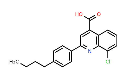 588677-33-2 | 2-(4-Butylphenyl)-8-chloroquinoline-4-carboxylic acid