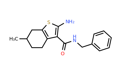 588678-91-5 | 2-Amino-N-benzyl-6-methyl-4,5,6,7-tetrahydrobenzo[b]thiophene-3-carboxamide