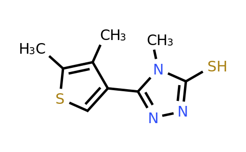 588685-93-2 | 5-(4,5-Dimethylthiophen-3-yl)-4-methyl-4H-1,2,4-triazole-3-thiol