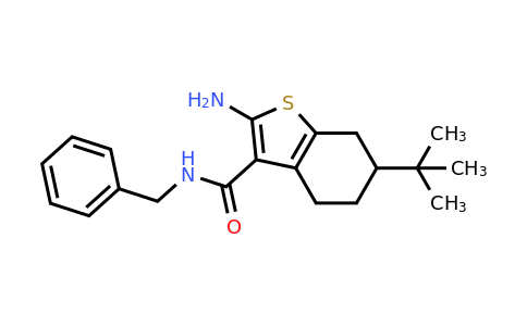 588692-44-8 | 2-Amino-N-benzyl-6-(tert-butyl)-4,5,6,7-tetrahydrobenzo[b]thiophene-3-carboxamide