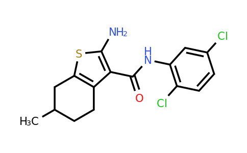 588696-07-5 | 2-Amino-N-(2,5-dichlorophenyl)-6-methyl-4,5,6,7-tetrahydrobenzo[b]thiophene-3-carboxamide