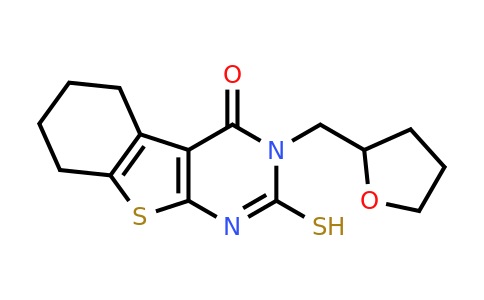 588696-92-8 | 2-Mercapto-3-((tetrahydrofuran-2-yl)methyl)-5,6,7,8-tetrahydrobenzo[4,5]thieno[2,3-d]pyrimidin-4(3h)-one