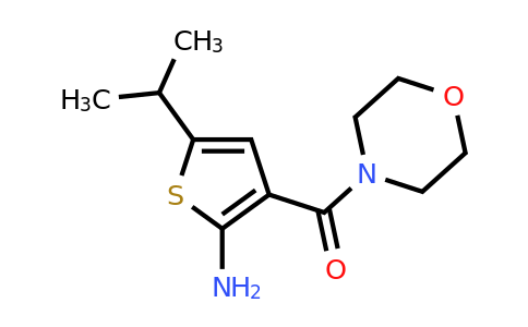 588714-50-5 | (2-Amino-5-isopropylthiophen-3-yl)(morpholino)methanone