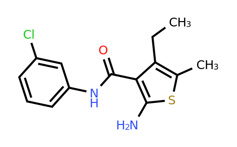 588714-51-6 | 2-Amino-N-(3-chlorophenyl)-4-ethyl-5-methylthiophene-3-carboxamide