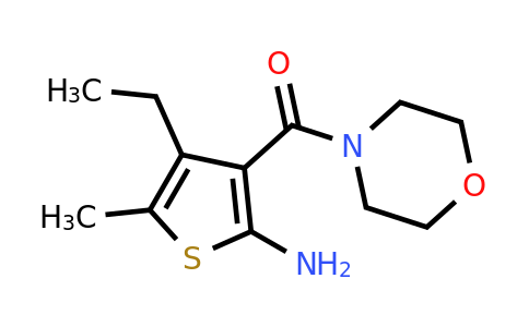 588714-52-7 | (2-Amino-4-ethyl-5-methylthiophen-3-yl)(morpholino)methanone