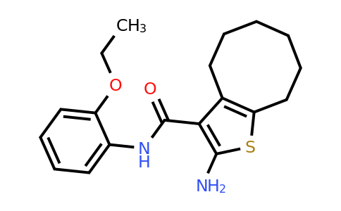588714-54-9 | 2-Amino-N-(2-ethoxyphenyl)-4,5,6,7,8,9-hexahydrocycloocta[b]thiophene-3-carboxamide