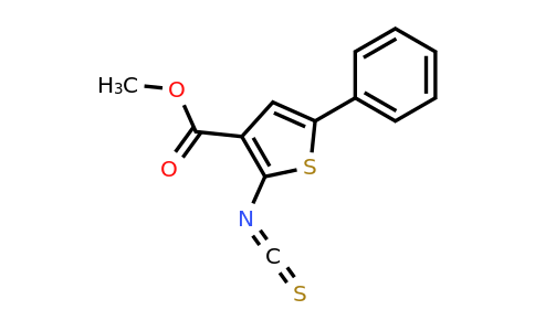 588715-55-3 | Methyl 2-isothiocyanato-5-phenylthiophene-3-carboxylate