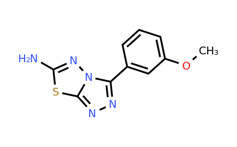 588719-28-2 | 3-(3-Methoxyphenyl)-[1,2,4]triazolo[3,4-b][1,3,4]thiadiazol-6-amine