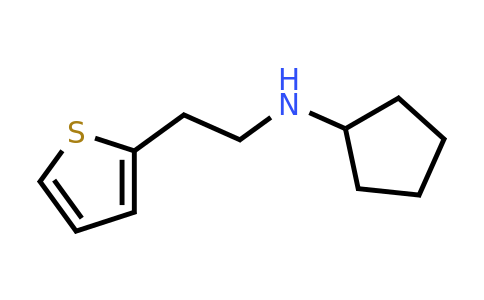58924-76-8 | n-(2-(Thiophen-2-yl)ethyl)cyclopentanamine