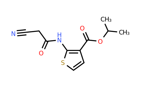 590351-55-6 | Isopropyl 2-(2-cyanoacetamido)thiophene-3-carboxylate