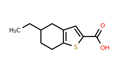 590355-40-1 | 5-Ethyl-4,5,6,7-tetrahydrobenzo[b]thiophene-2-carboxylic acid