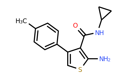 590356-72-2 | 2-Amino-N-cyclopropyl-4-(p-tolyl)thiophene-3-carboxamide