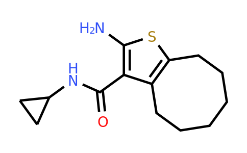 590357-09-8 | 2-Amino-N-cyclopropyl-4,5,6,7,8,9-hexahydrocycloocta[b]thiophene-3-carboxamide