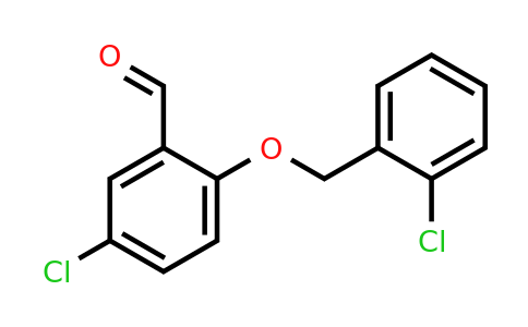590359-98-1 | 5-Chloro-2-((2-chlorobenzyl)oxy)benzaldehyde