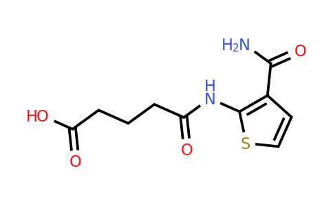 590376-37-7 | 5-((3-Carbamoylthiophen-2-yl)amino)-5-oxopentanoic acid