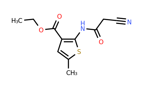 590376-44-6 | Ethyl 2-(2-cyanoacetamido)-5-methylthiophene-3-carboxylate