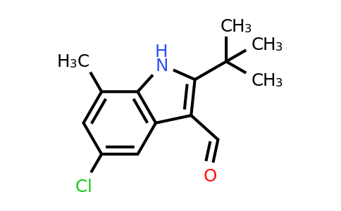 2-(Tert-butyl)-5-chloro-7-methyl-1H-indole-3-carbaldehyde