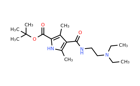 590424-04-7 | tert-Butyl 4-((2-(diethylamino)ethyl)carbamoyl)-3,5-dimethyl-1H-pyrrole-2-carboxylate